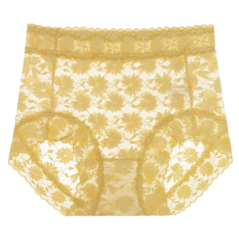 French Ice Silk Lace Belly Panties - Image 27