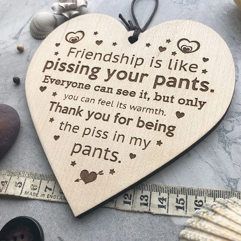 Friendship Wood Pendant Christmas Tree Decor（3pcs） - Image 5