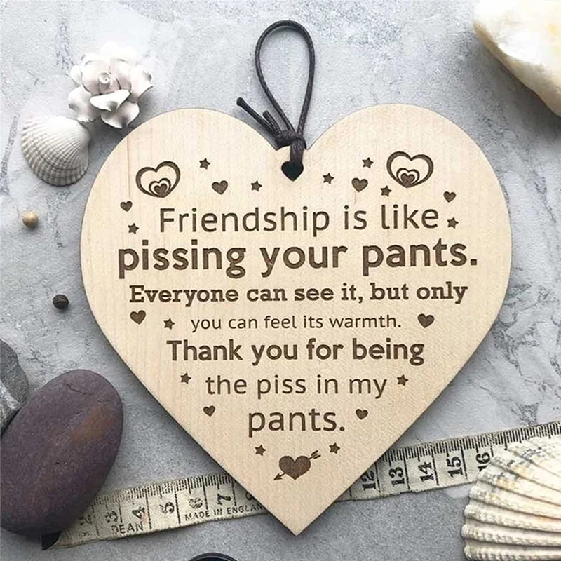 Friendship Wood Pendant Christmas Tree Decor（3pcs） - Image 6
