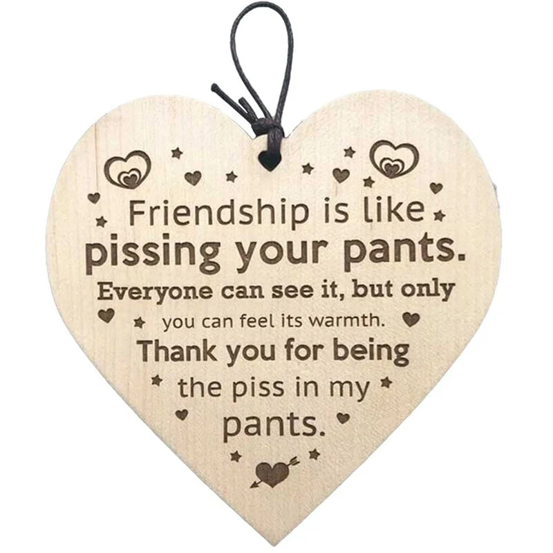 Friendship Wood Pendant Christmas Tree Decor（3pcs） - Image 9