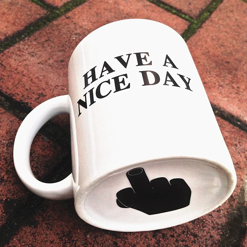 Funny Middle Finger Mug - Image 3