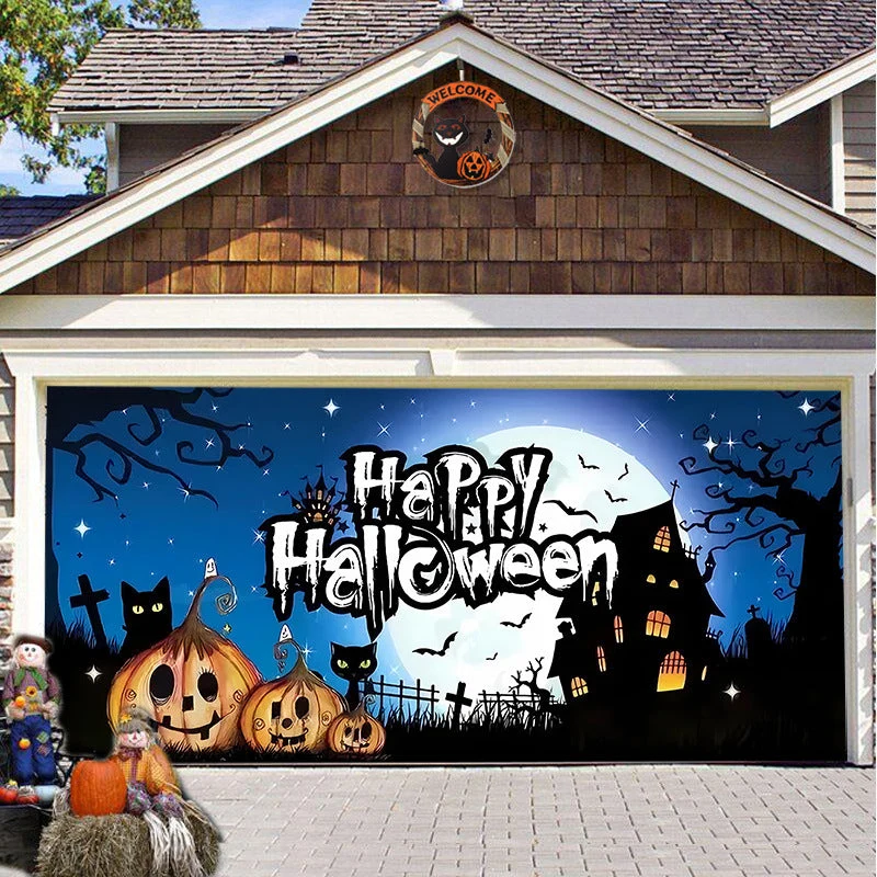 Halloween 2023 Garage Door Decoration - Image 14