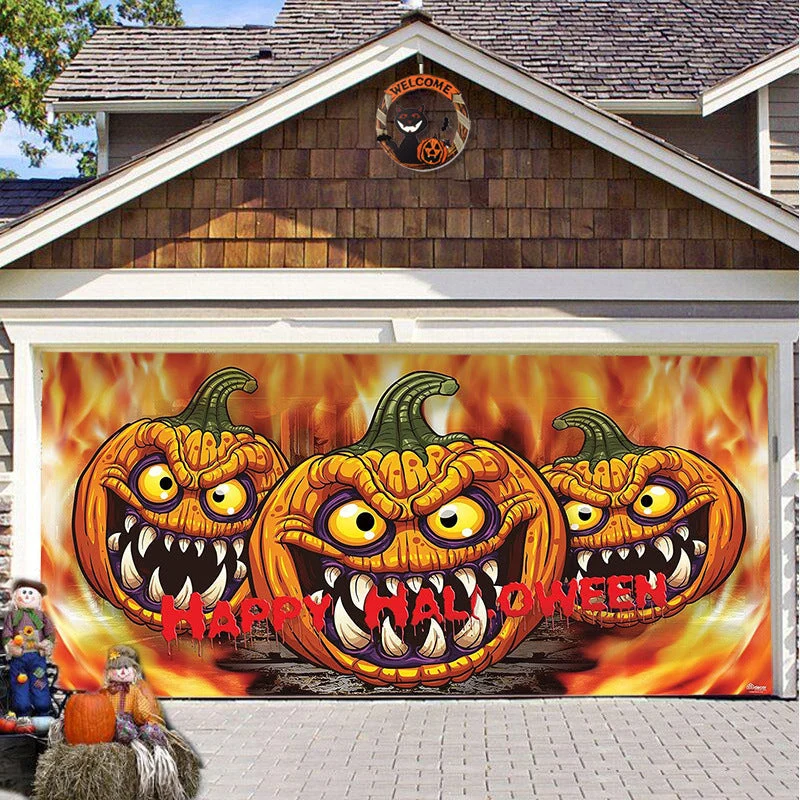 Halloween 2023 Garage Door Decoration - Image 27