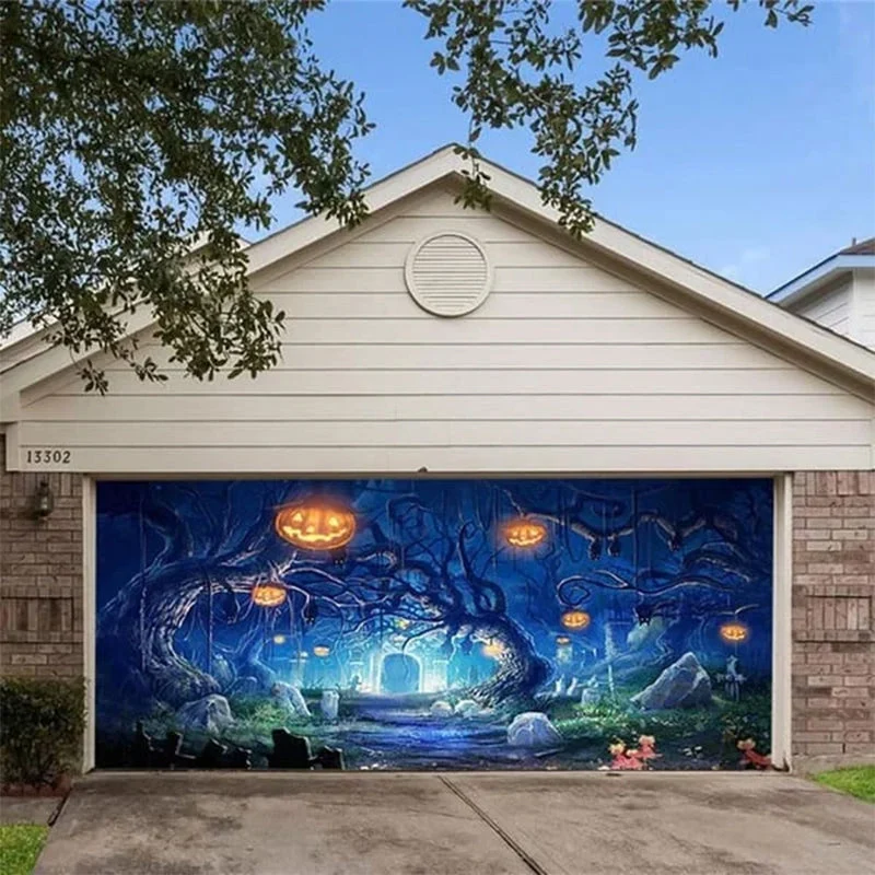 Halloween 2023 Garage Door Decoration - Image 3