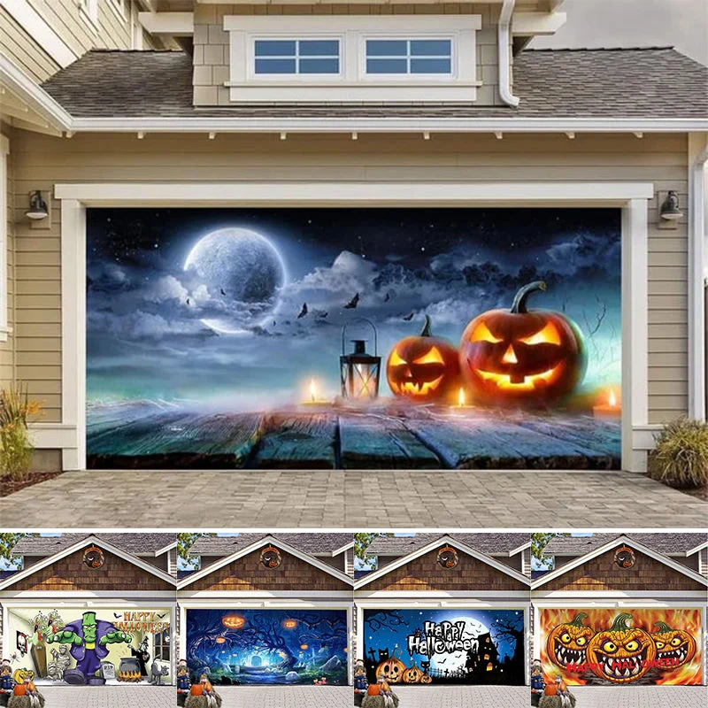 Halloween 2023 Garage Door Decoration - Image 4