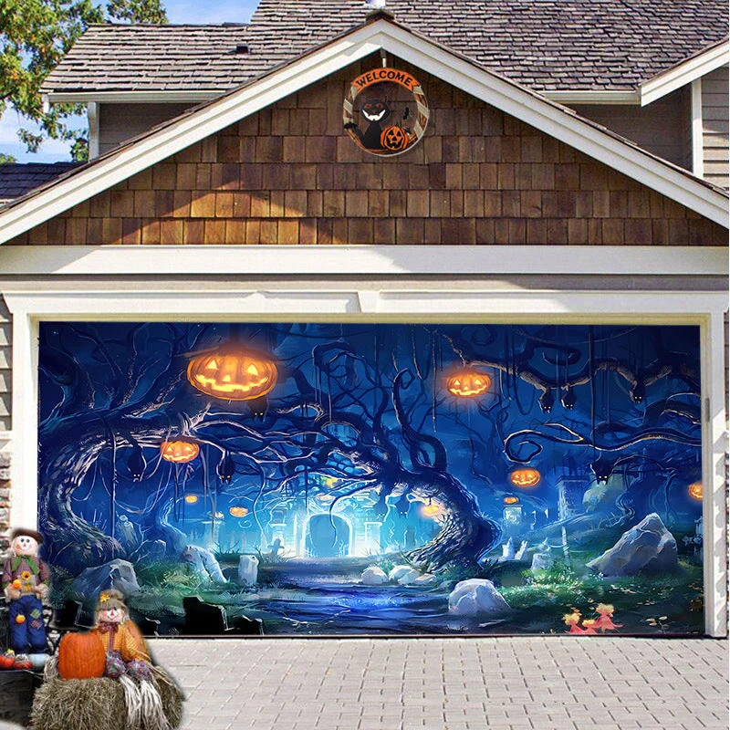 Halloween 2023 Garage Door Decoration - Image 8