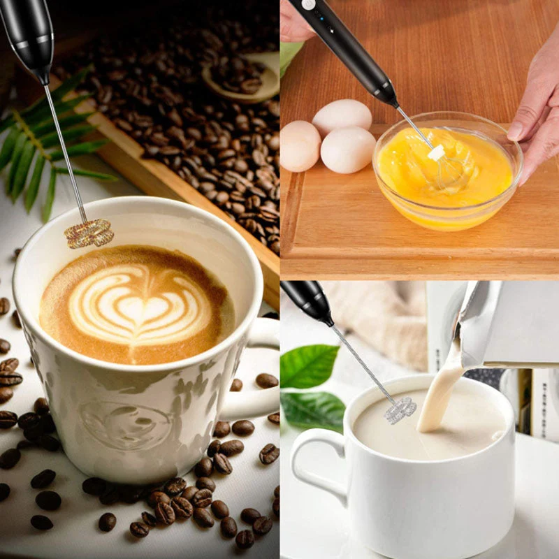 Handheld 2 in 1 Electric Mini Frother & Whisk - Image 2