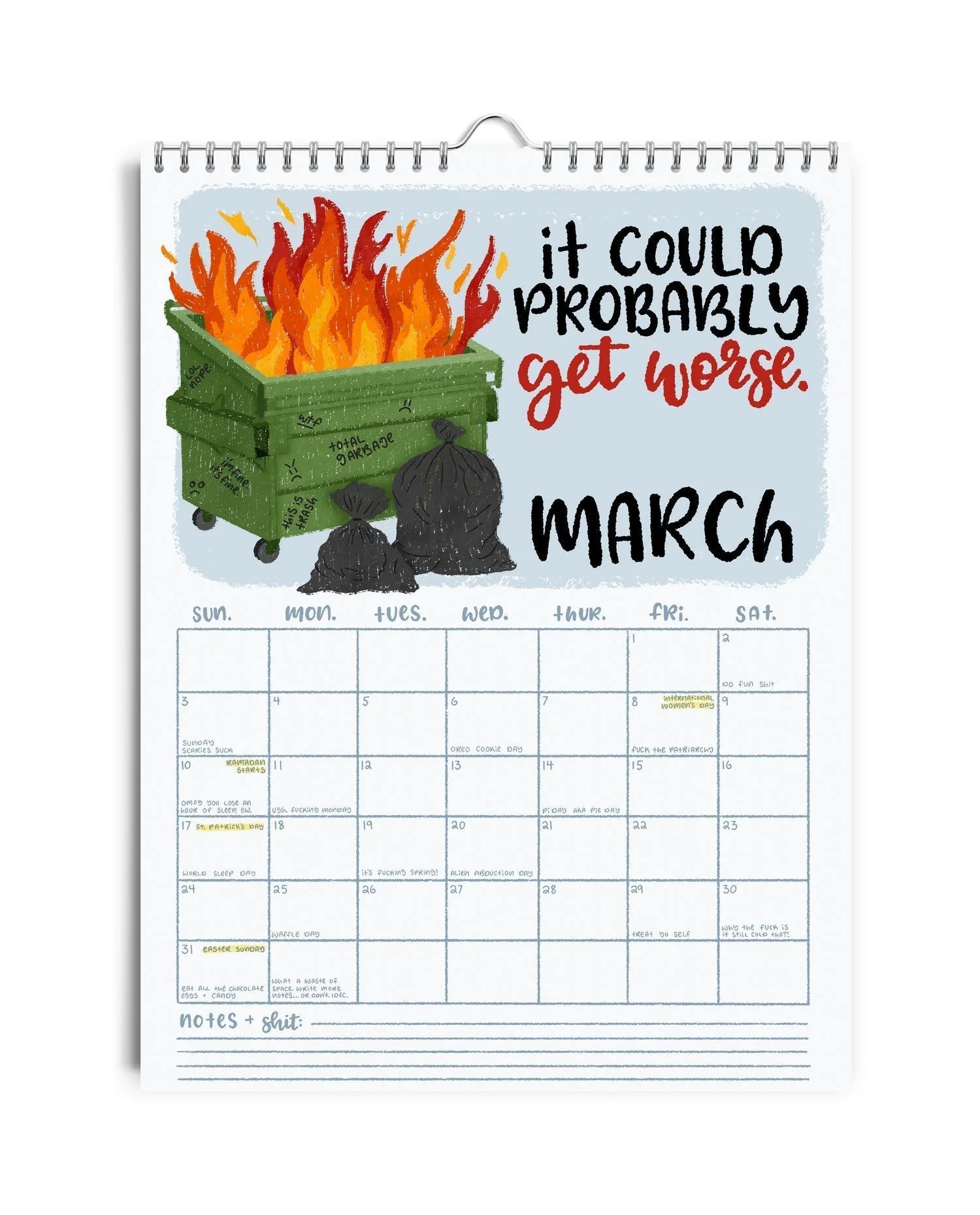HERE WE FUCKING GO AGAIN CALENDAR - Image 8
