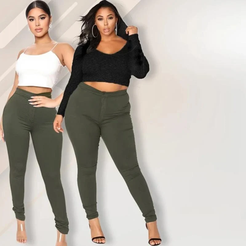 High-Rise Stretch Plus Size Jeans - Image 6