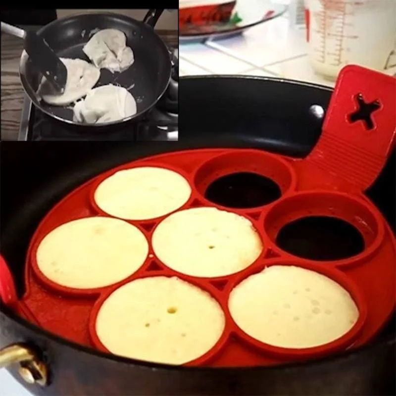 Non-stick Silicone Pancake Mold Ring - Image 4