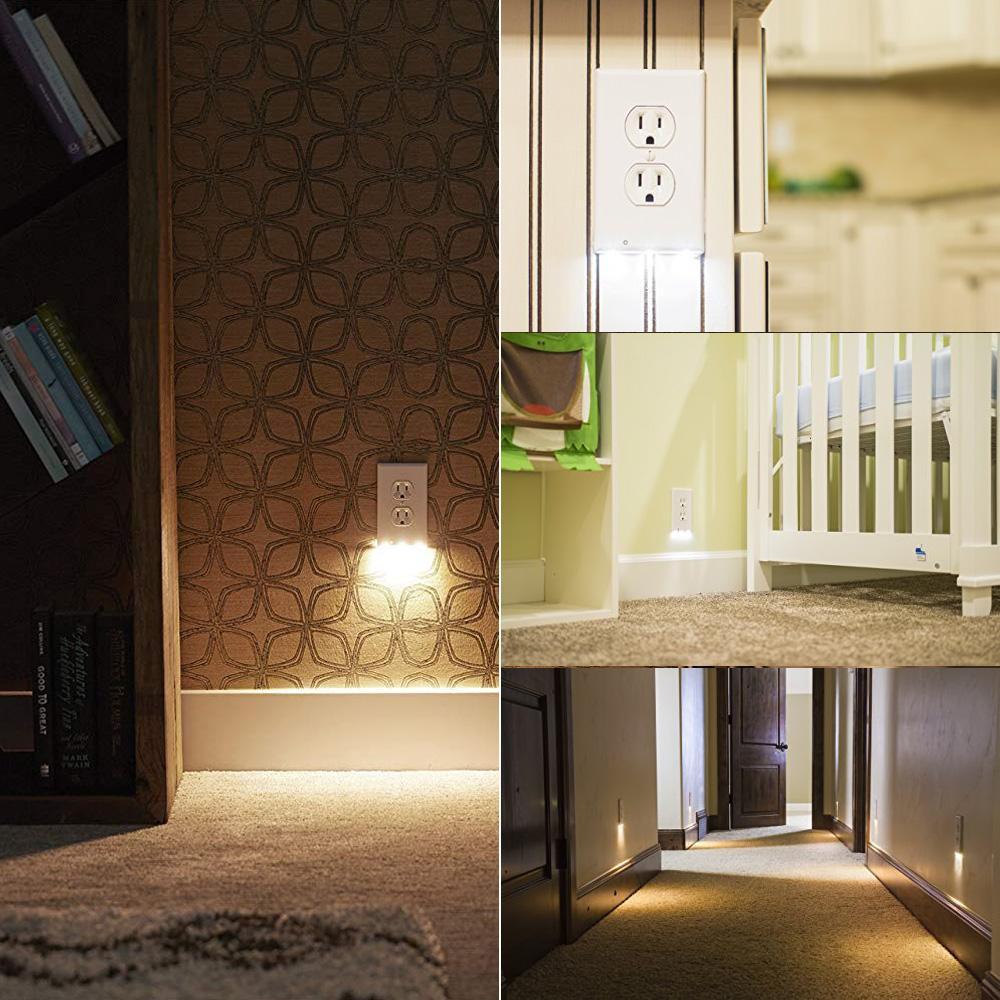 Hirundo Outlet Wall Plate With LED Night Lights - Image 8