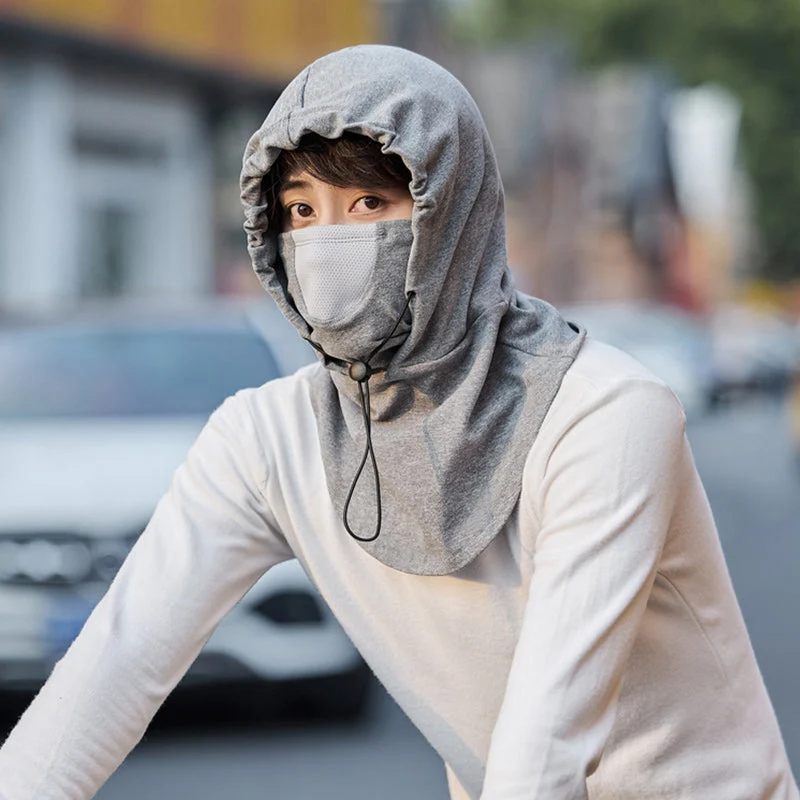 Hooded Face Mask with Neck Warmer for Cycling - Image 13