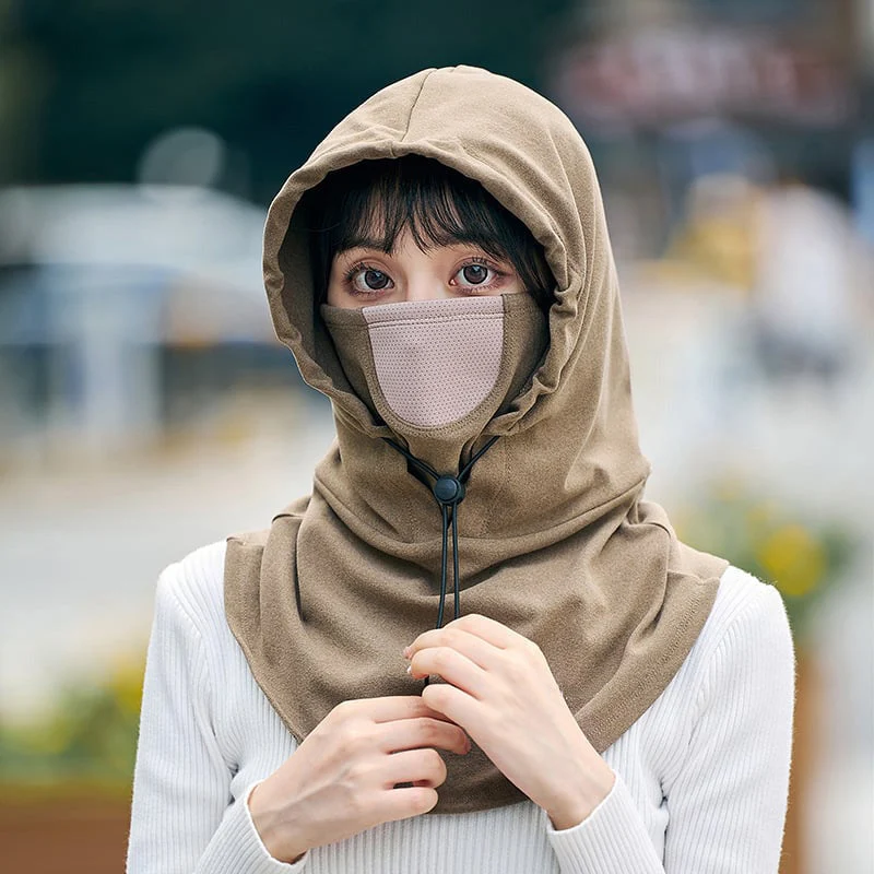 Hooded Face Mask with Neck Warmer for Cycling - Image 18
