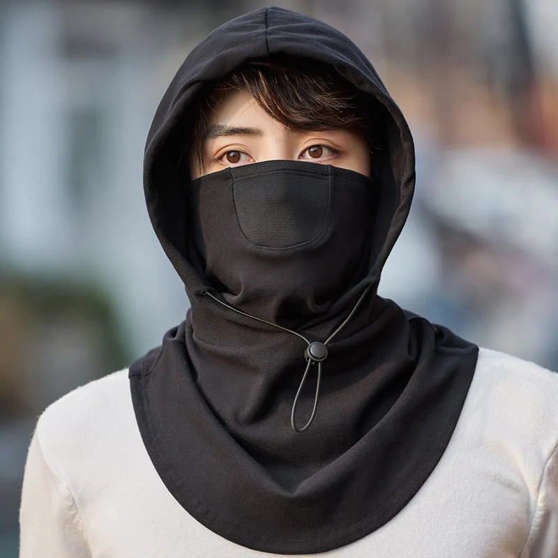 Hooded Face Mask with Neck Warmer for Cycling - Image 23