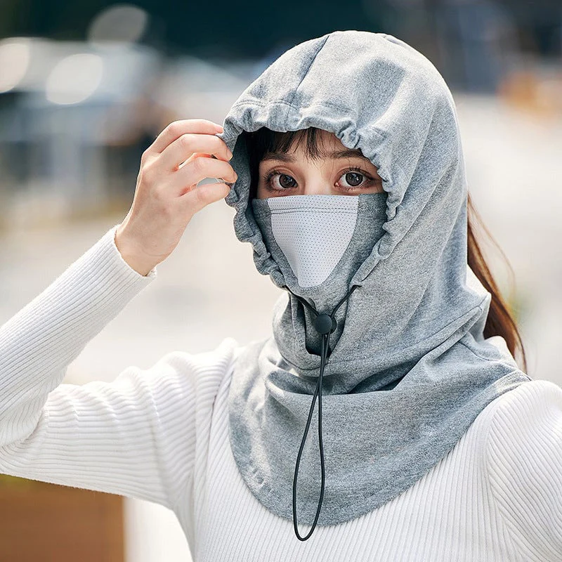 Hooded Face Mask with Neck Warmer for Cycling - Image 28