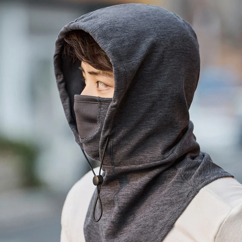 Hooded Face Mask with Neck Warmer for Cycling - Image 9