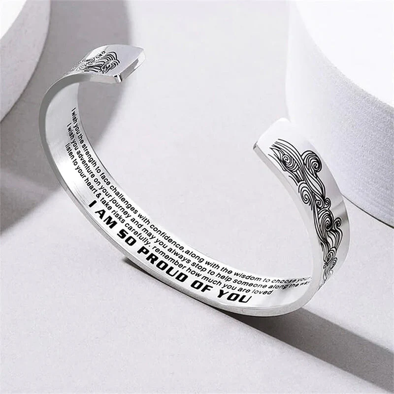 "I AM SO PROUD OF YOU" Wave Bracelet - Image 7