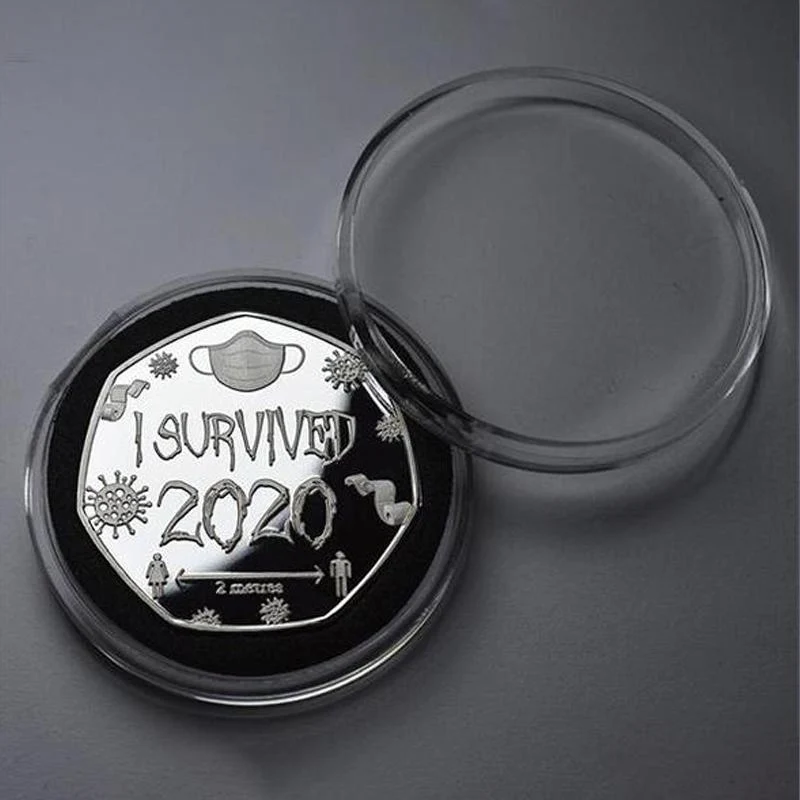 'I SURVIVED 2020'  commemorative coin - Image 4
