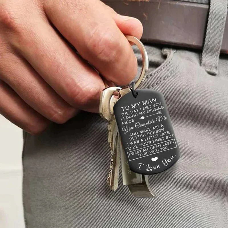 I Want All Of My Lasts To Be With You Keychain - Image 3