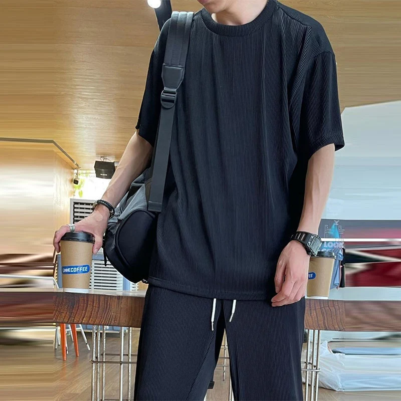 Ice Silk Male Casual Suit - Image 8