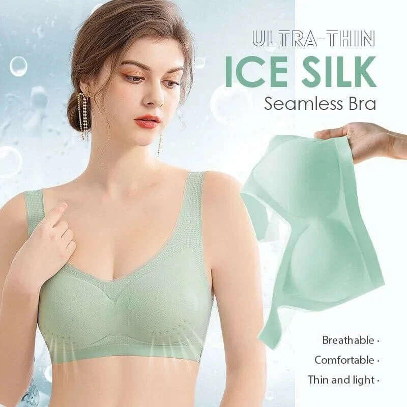Ice Silk Ultra-thin Seamless Bra - Image 11