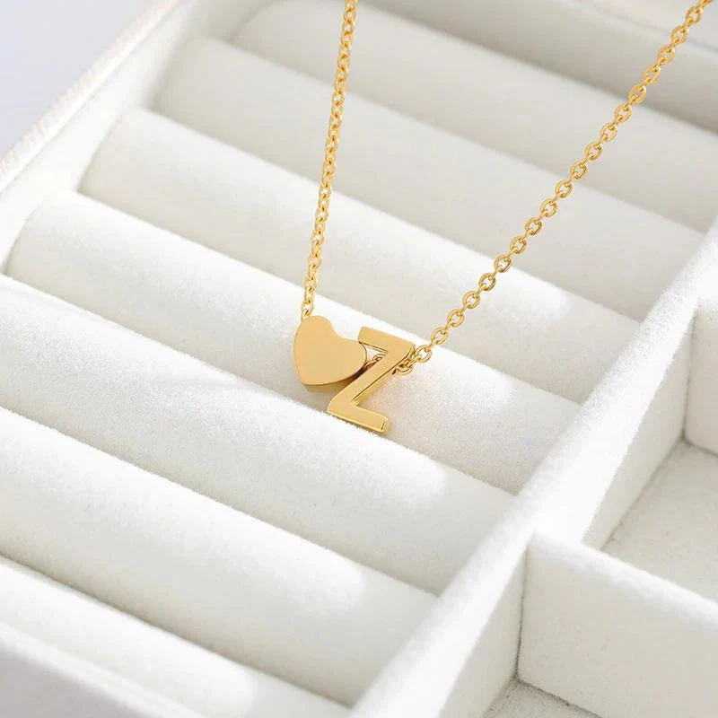 Initial Heart Necklace - Image 10