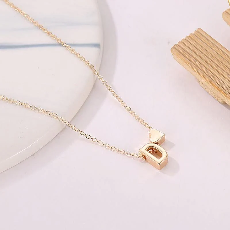 Initial Heart Necklace - Image 12