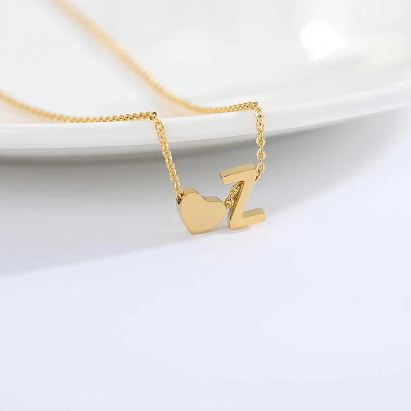 Initial Heart Necklace - Image 8