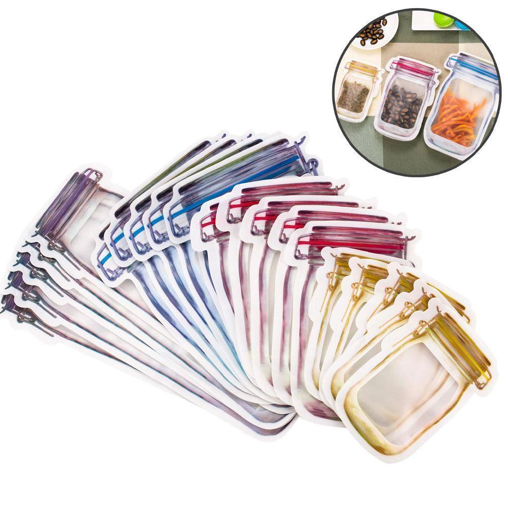 Jar Zipper Bags, set of 5 - Image 4