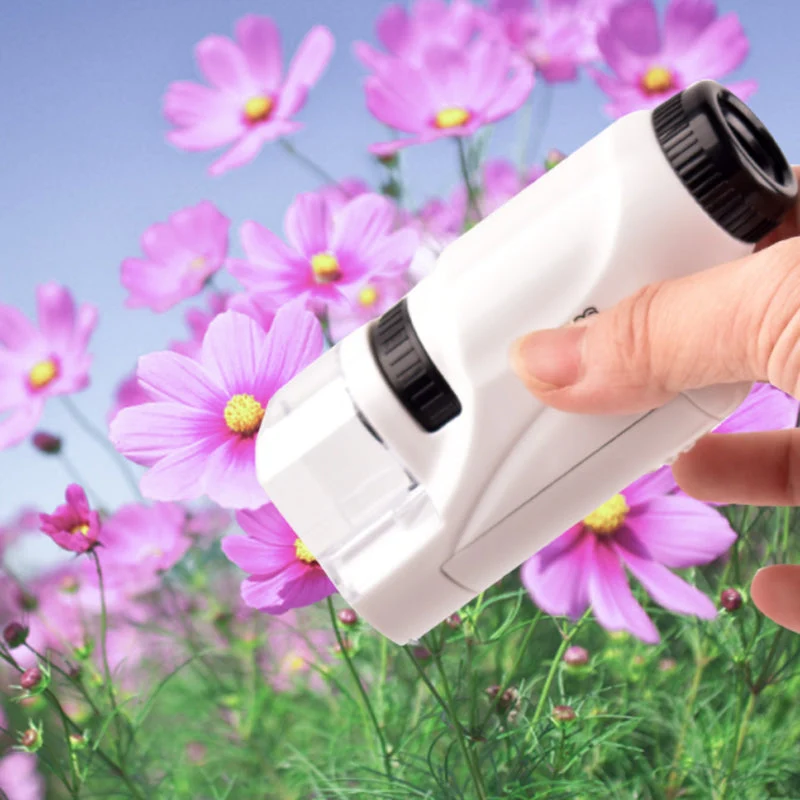 Kid's Portable Pocket Microscope With Adjustable Zoom 60-120x - Image 4