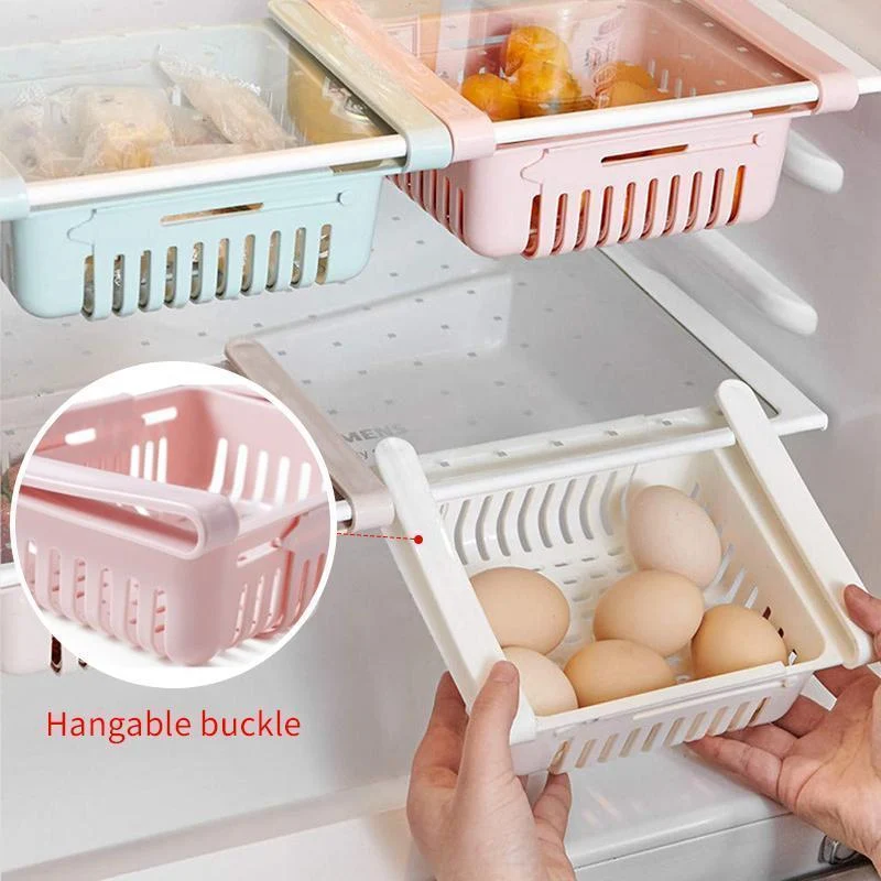 Kitchen Storage Refrigerator Partition Storage Rack - Image 4