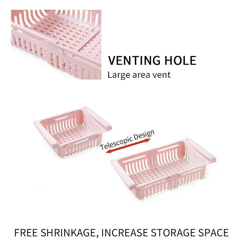 Kitchen Storage Refrigerator Partition Storage Rack - Image 7