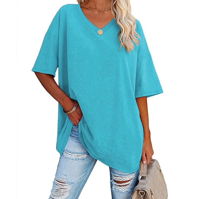 Ladies V-Neck T-Shirt - Image 12