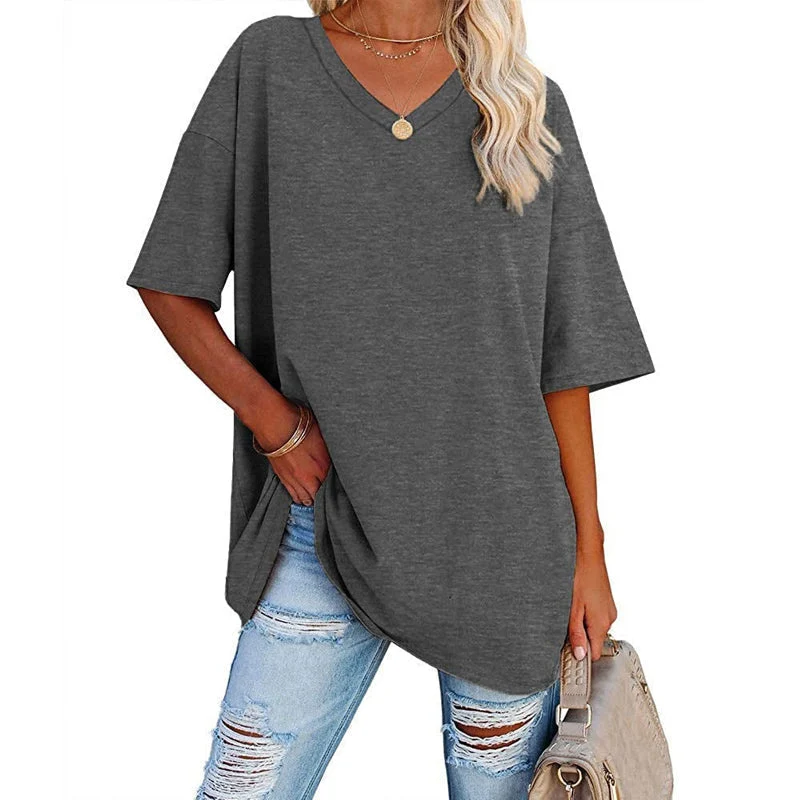Ladies V-Neck T-Shirt - Image 14