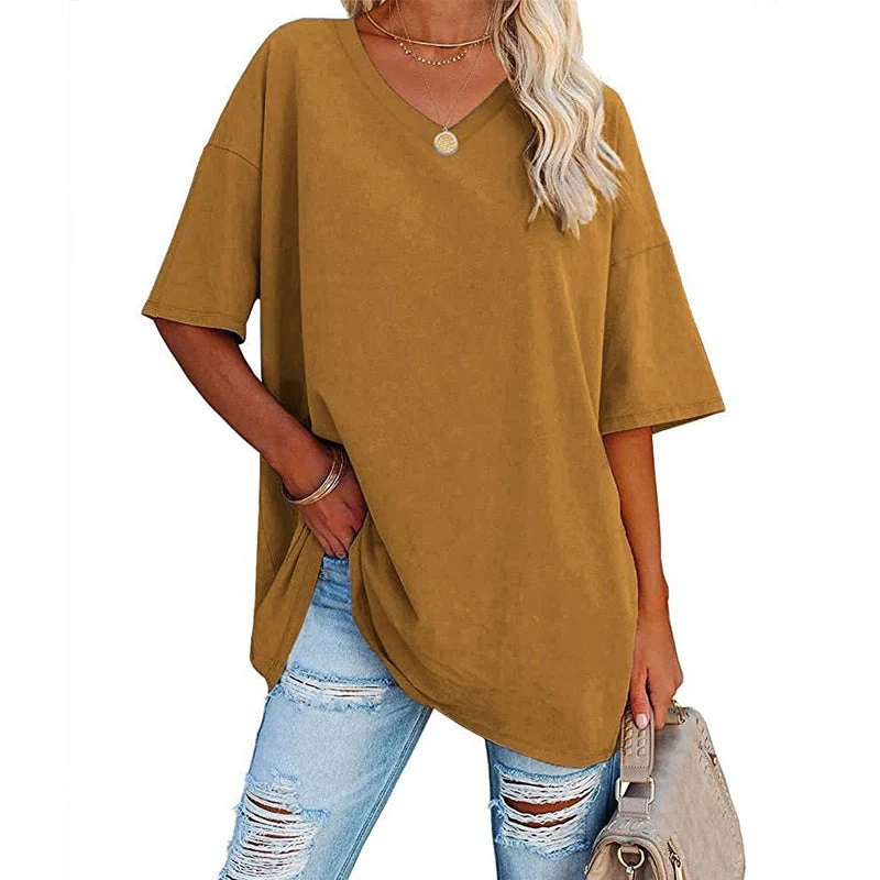 Ladies V-Neck T-Shirt - Image 19