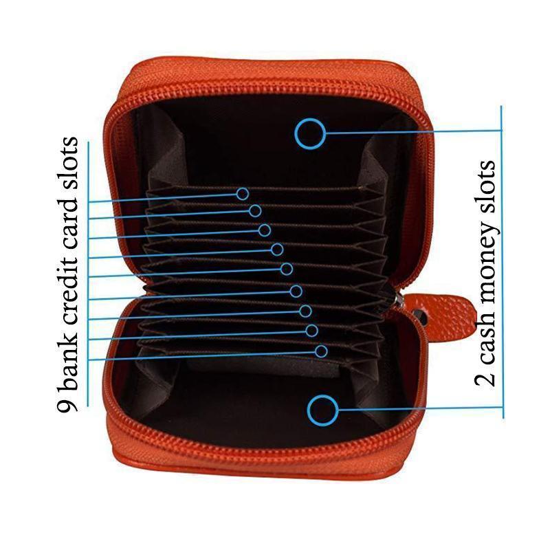 Large Capacity RFID Folding Wallet Card Holder - Image 2