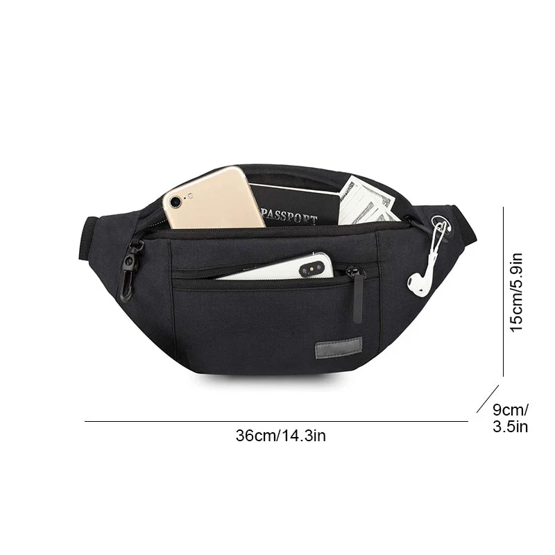 Large Crossbody Fanny Pack Belt Bag - Image 10