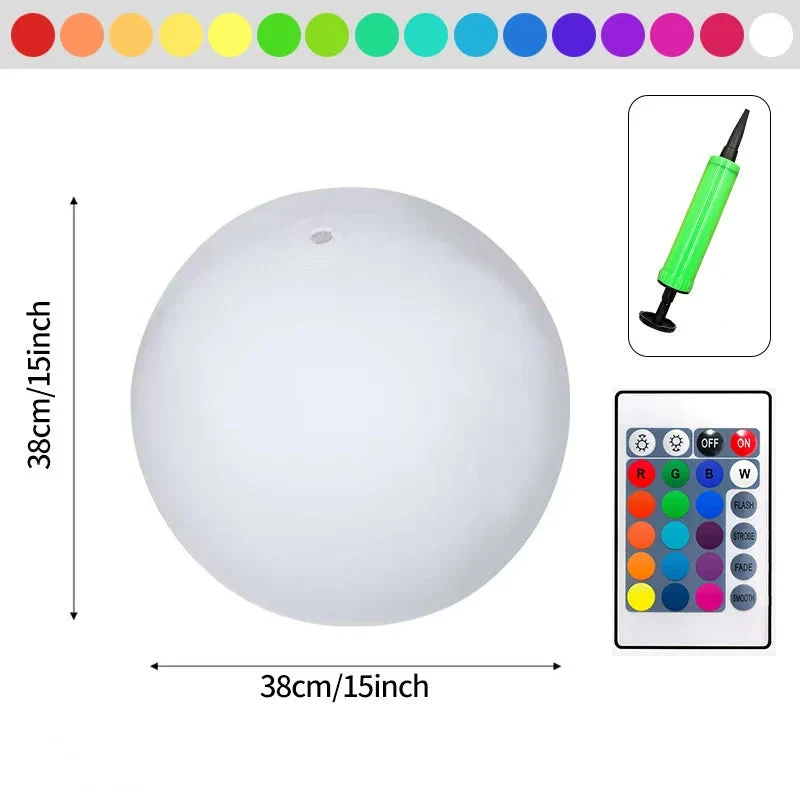 LED Light 16 Colors Luminous Beach Ball - Image 20