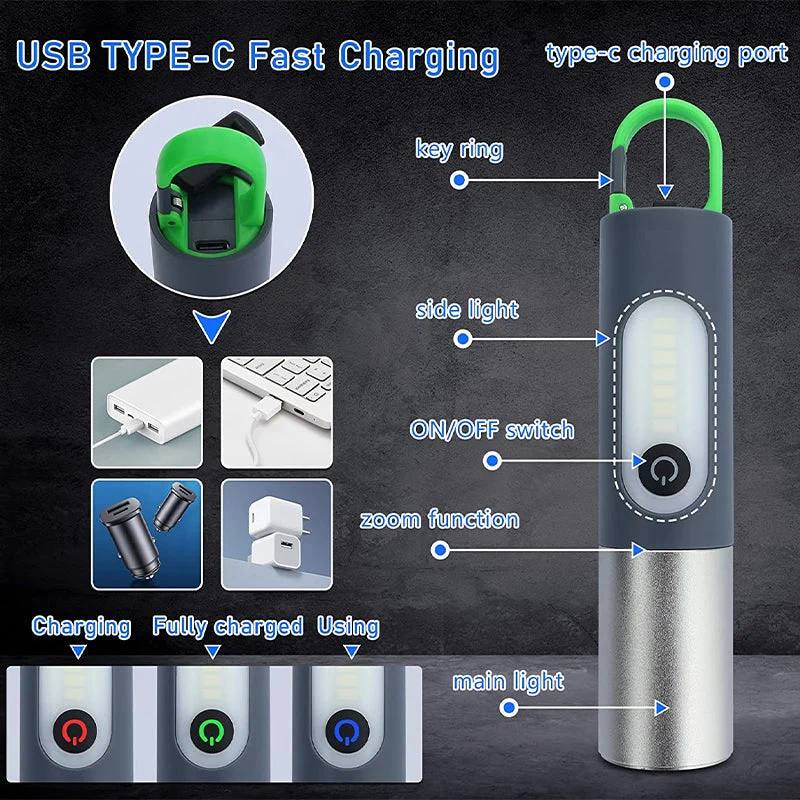 LED Rechargeable Flashlights - Image 4