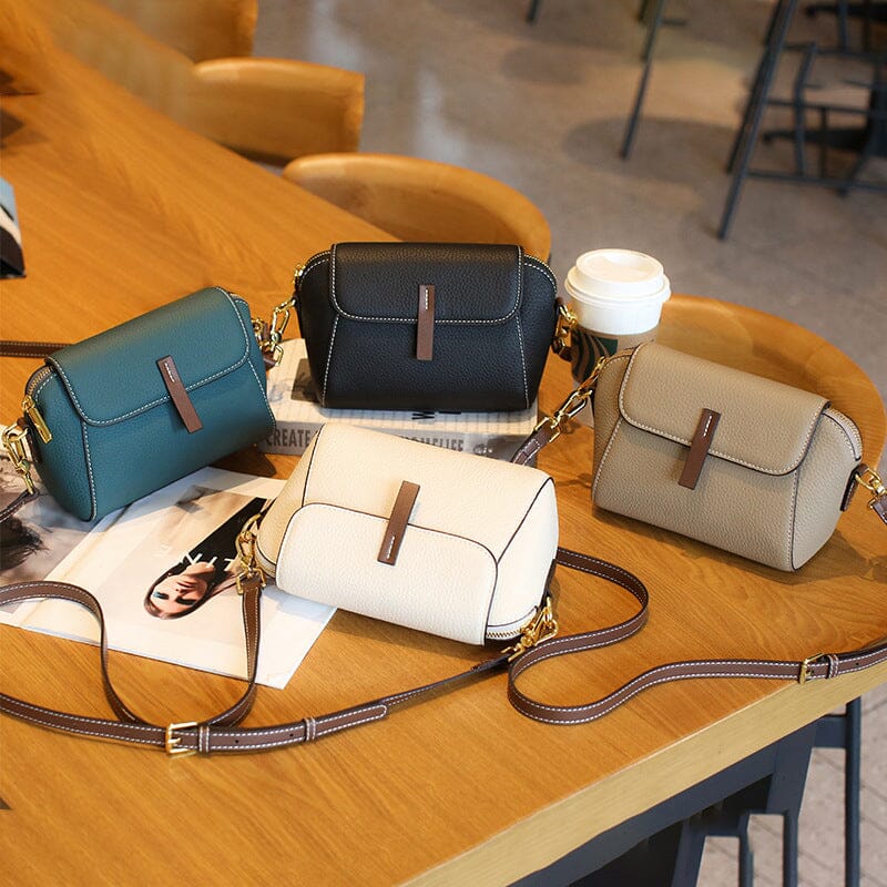 Light Luxury Soft Leather Crossbody Bag - Image 5