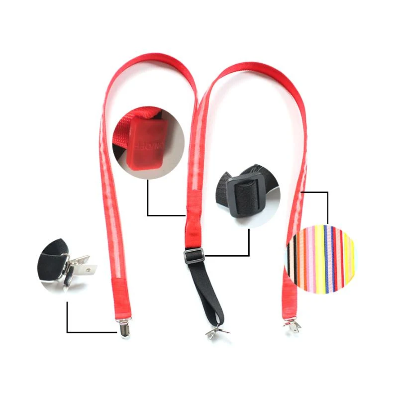 Light Up LED Suspenders Bow Tie - Image 13