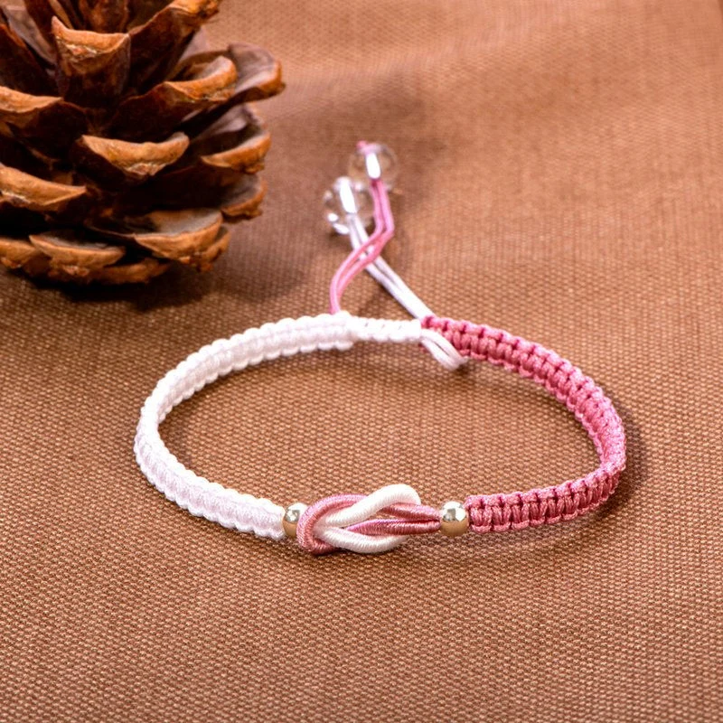 Linked Together Handmade Braided Bracelet - Image 4