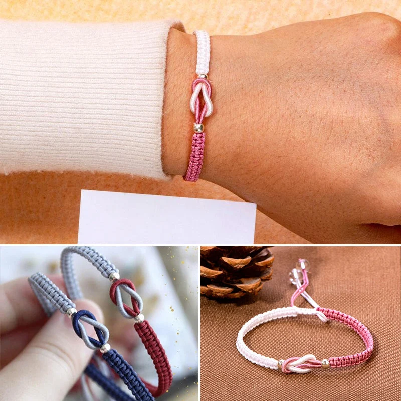 Linked Together Handmade Braided Bracelet - Image 9