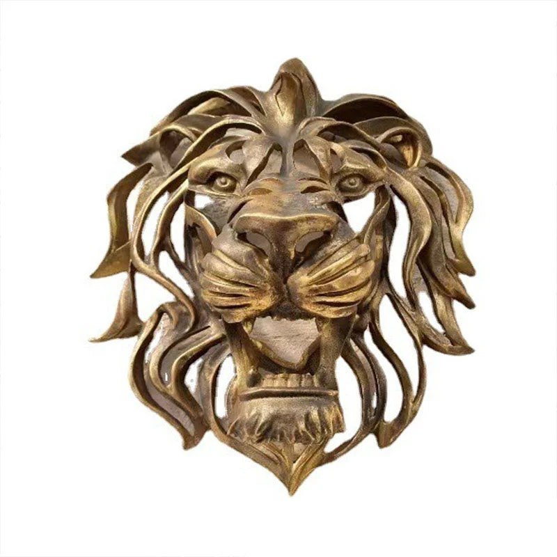 Lion Head Wall Mounted Art - Image 12