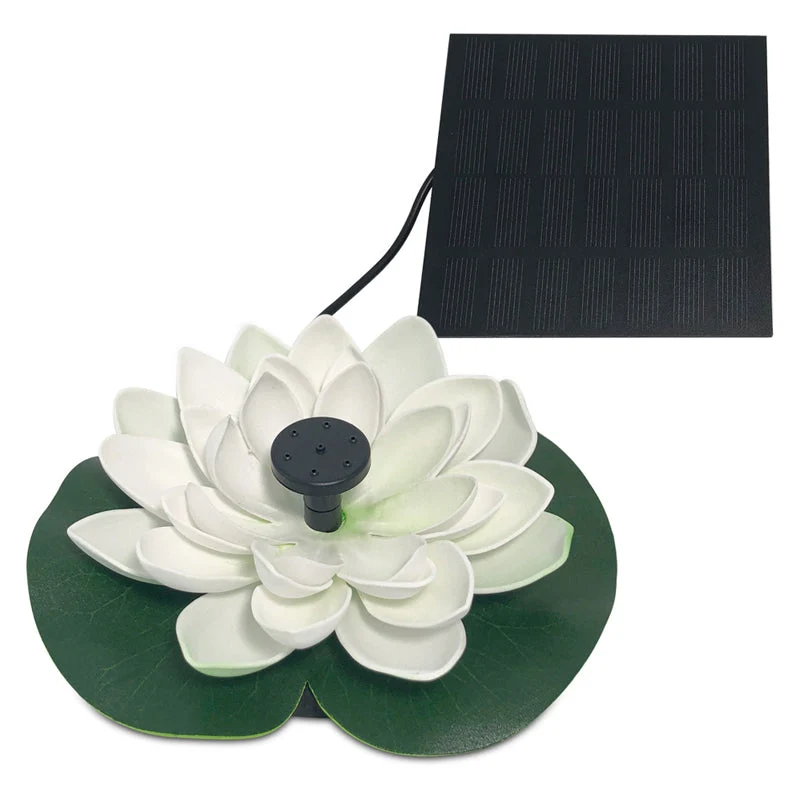 Lotus Shaped Solar Fountain Pond Decorative - Image 21
