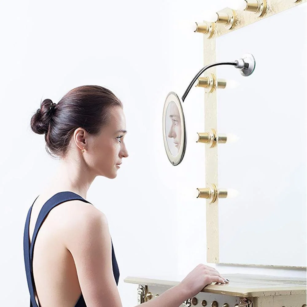 Magnifying Makeup Mirror with LED Light - Image 7