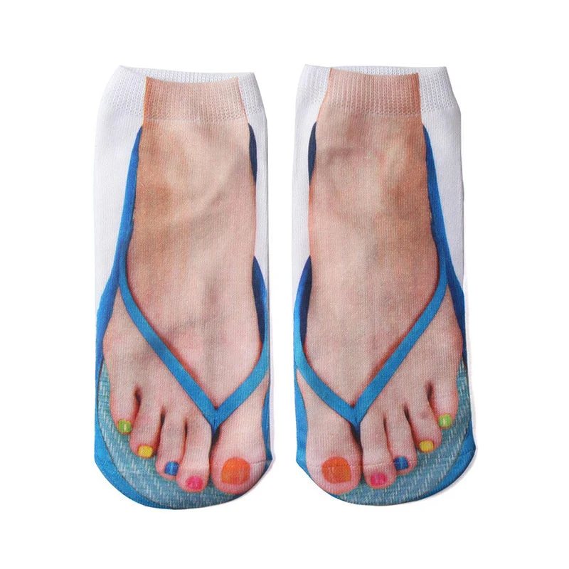 Manicure Print Socks - Image 4