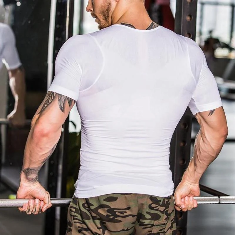 Men's Body Shaping Short Sleeve - Image 5