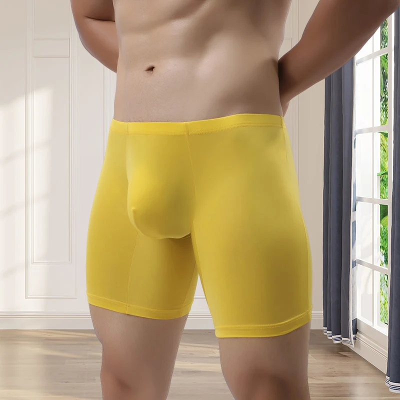 Men's Boxer Briefs Breathable Ice Silk Sports-Inspired Underwear - Image 5