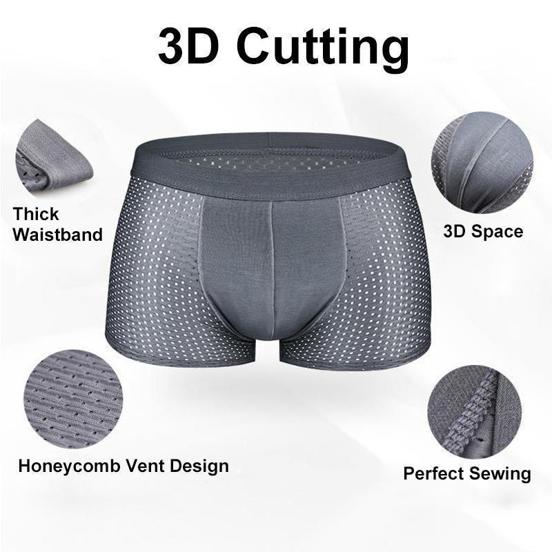 Mens Breathable Ice Silk Boxer - Image 5